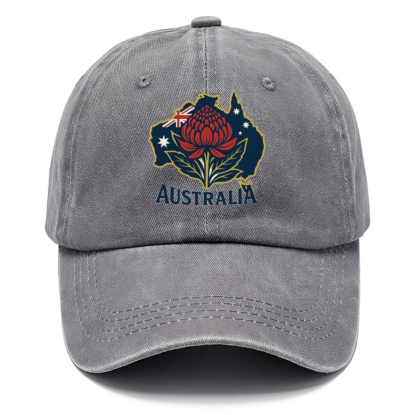 Australian Floral Map Hat