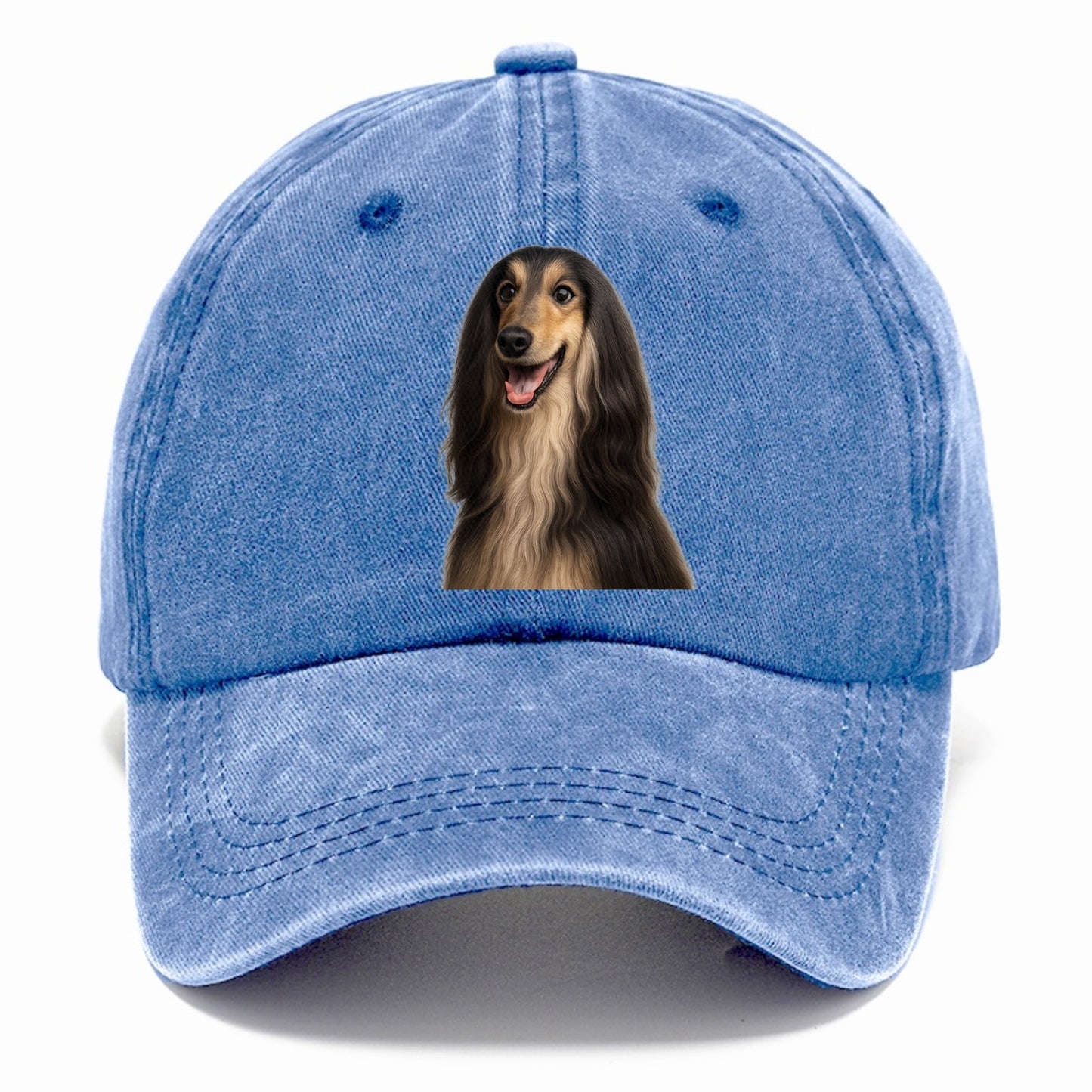 afghan hound portrait design Hat