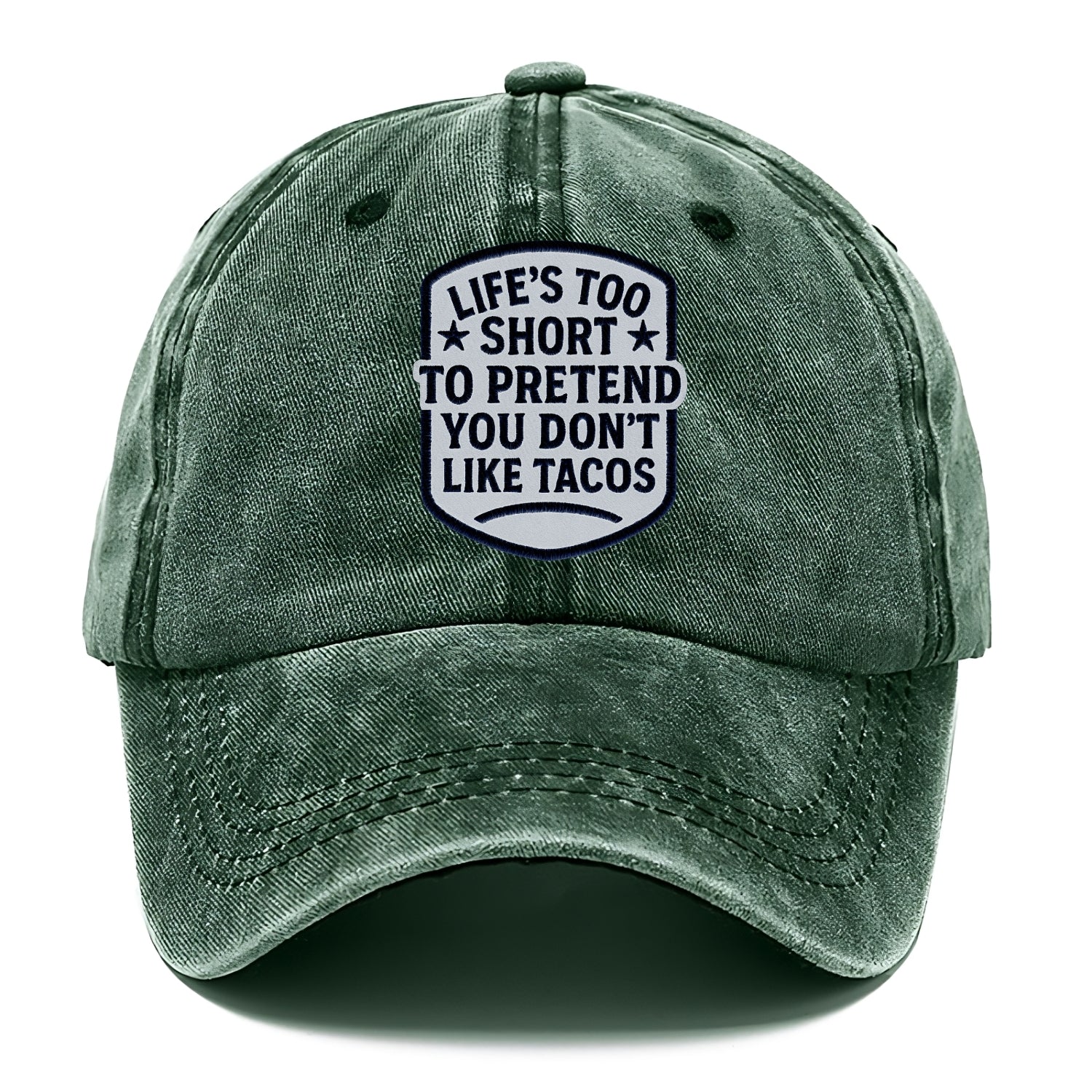 humorous food quote patch Hat