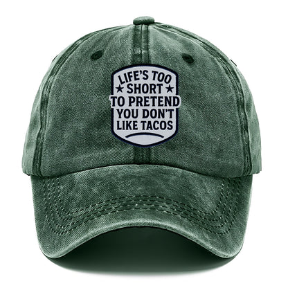 humorous food quote patch Hat