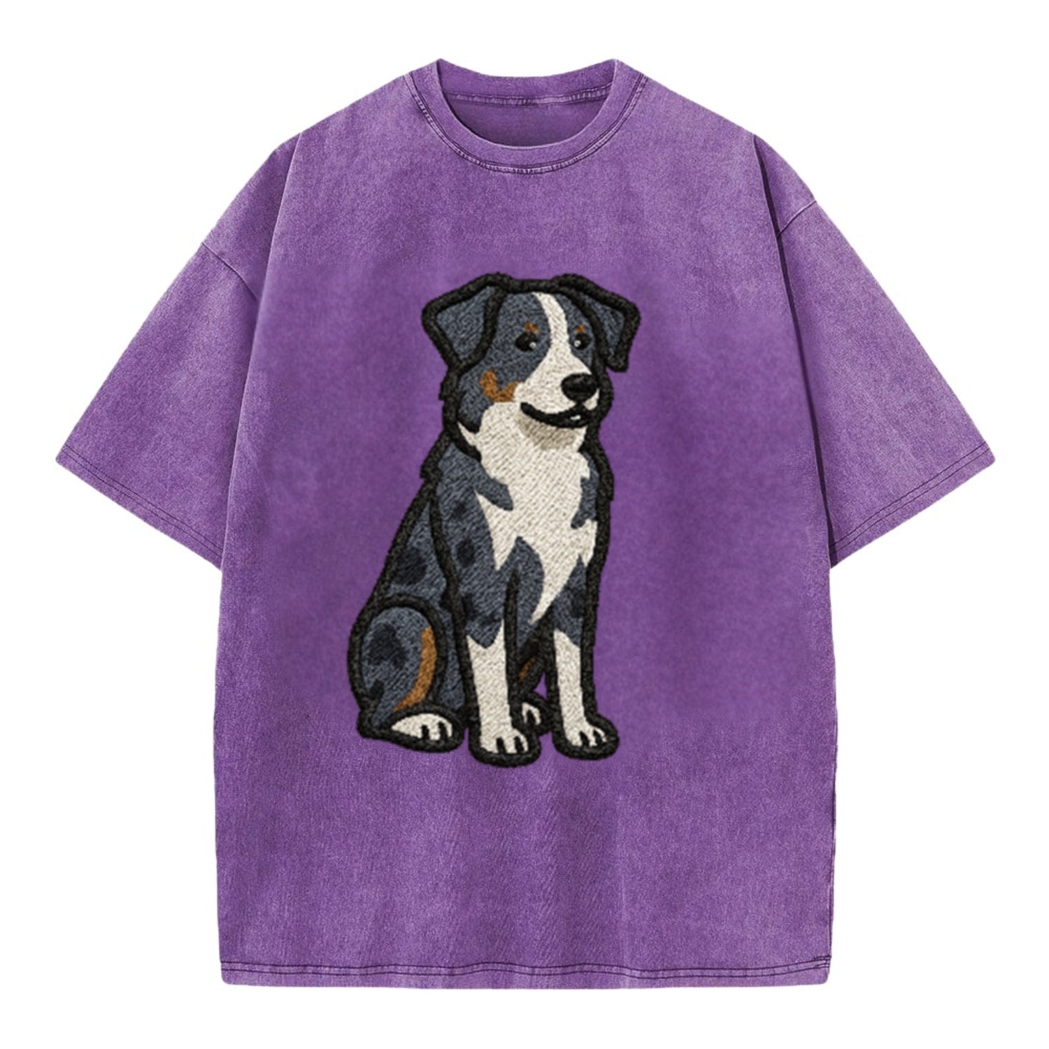 australian-shepherd-blue-merle-vibrant-spirit Hat