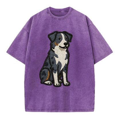 australian-shepherd-blue-merle-vibrant-spirit Hat