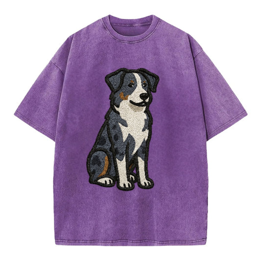 australian-shepherd-blue-merle-vibrant-spirit Hat