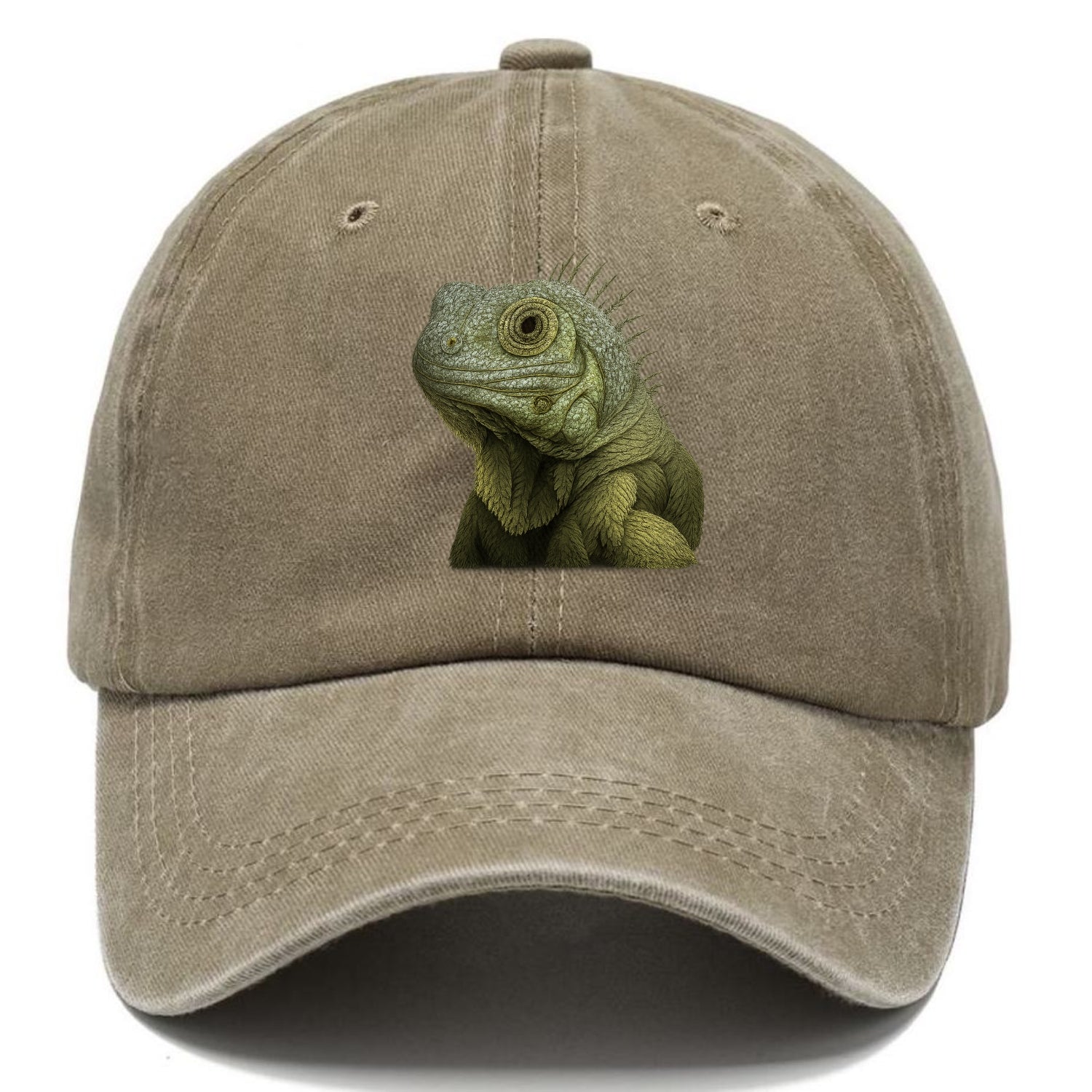 iguana portrait design Hat