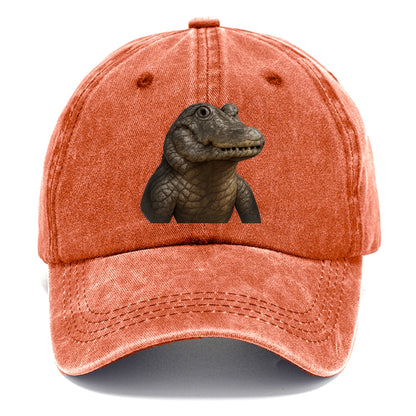 alligator portrait design Hat