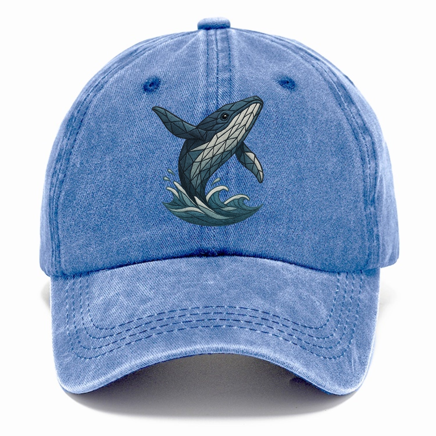 whale ocean waves Hat