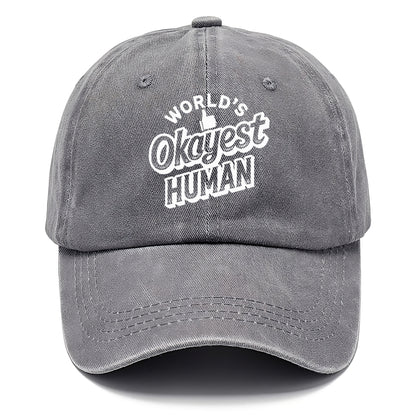 world's okayest human Hat