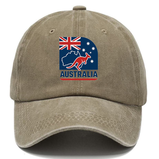 Australian Flag and Wildlife Hat