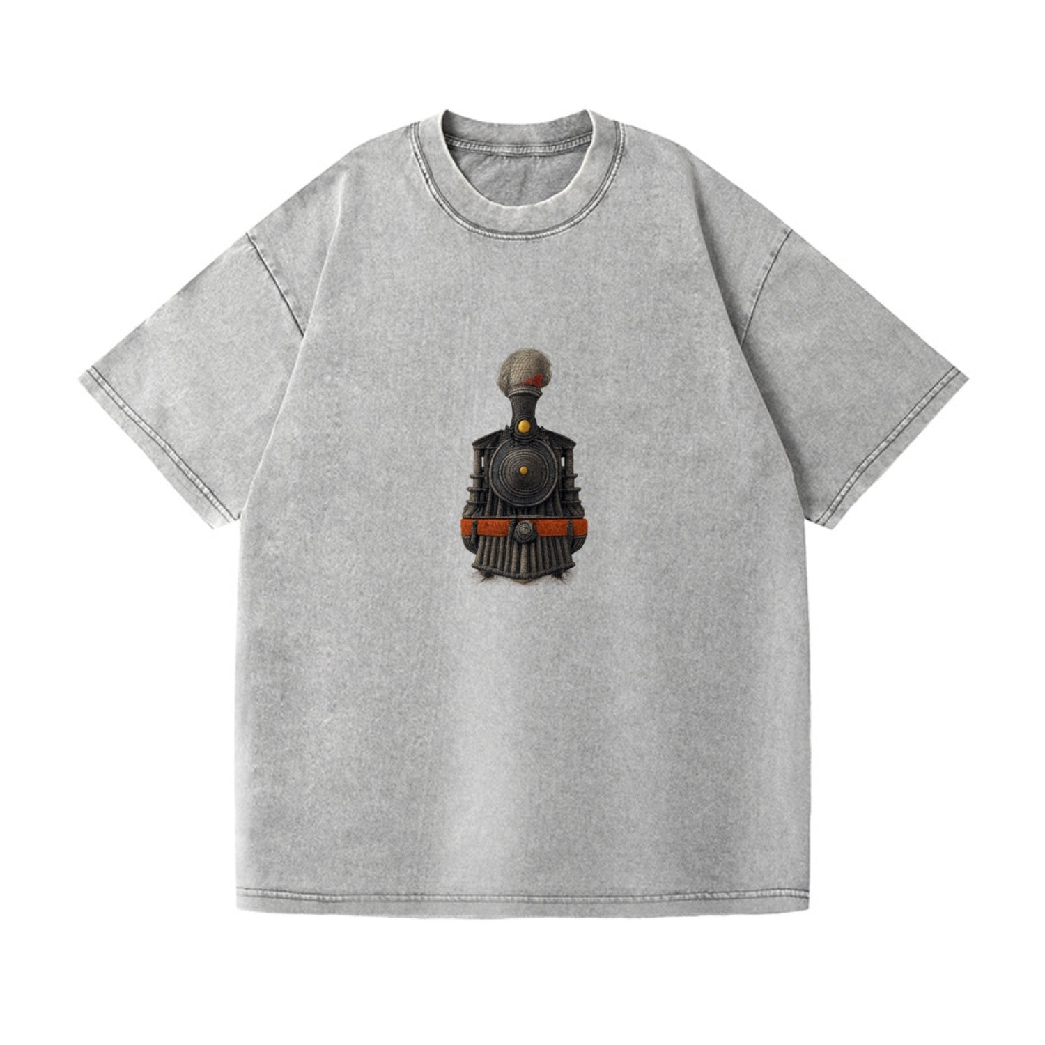 steam engine textured train illustration Hat