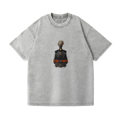 steam engine textured train illustration Hat