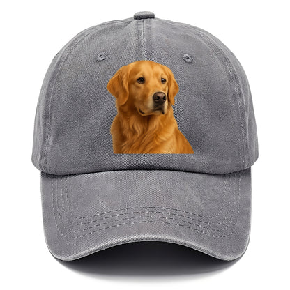 golden retriever loyal companion Hat