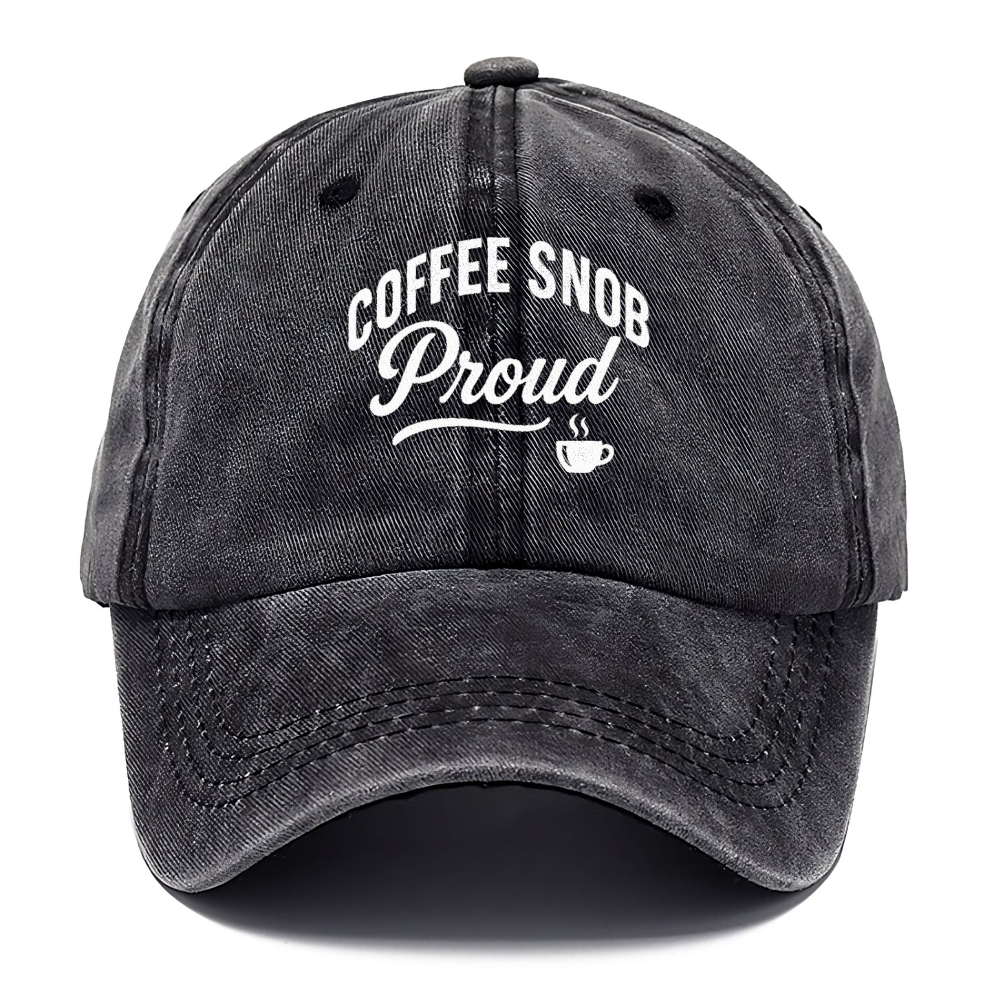proud coffee snob bold design Hat