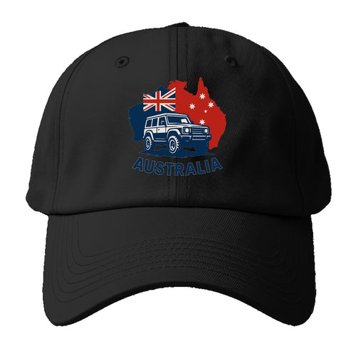Australian Road Trip Adventure Baseball Cap For Big Heads
