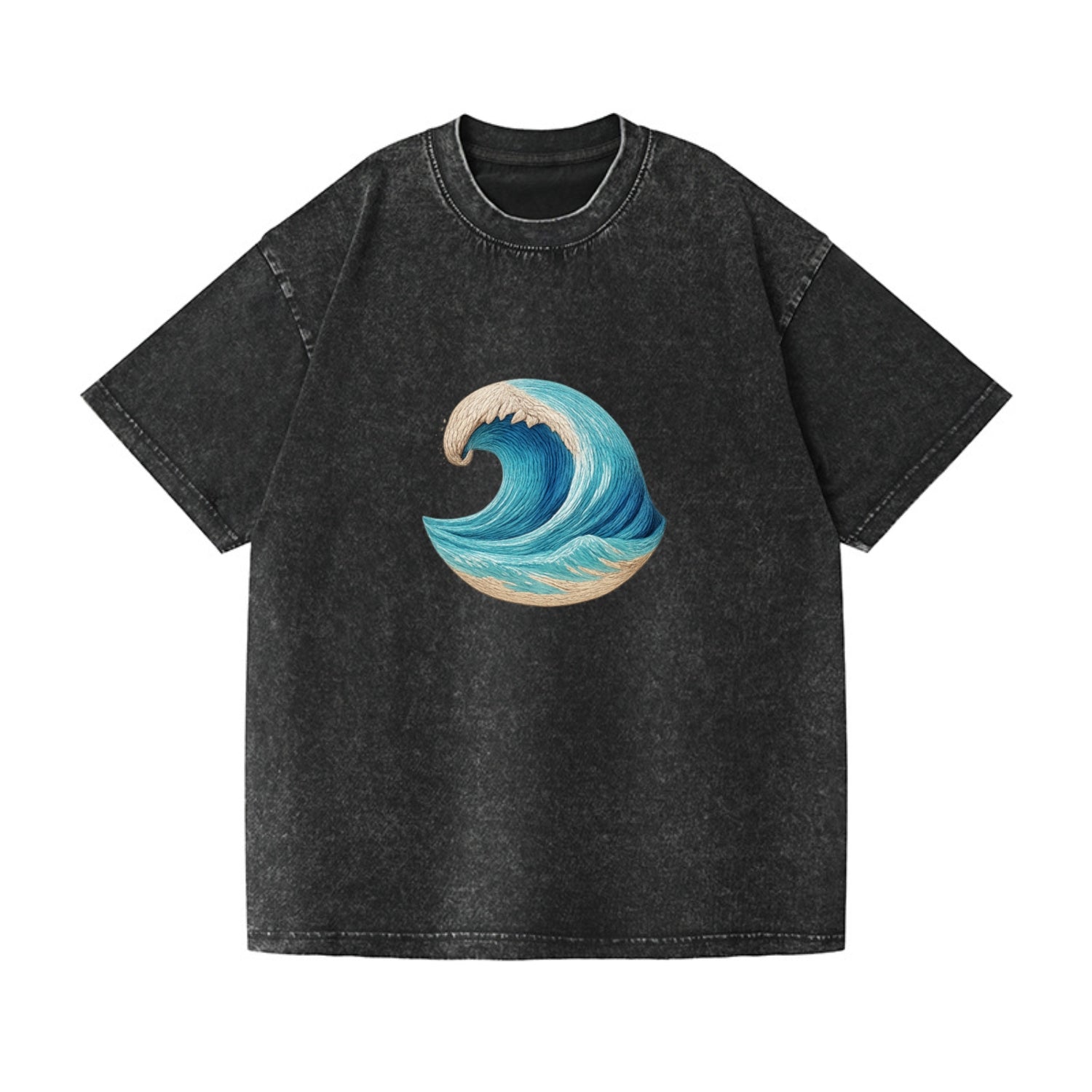 ocean's embrace woven depths Hat