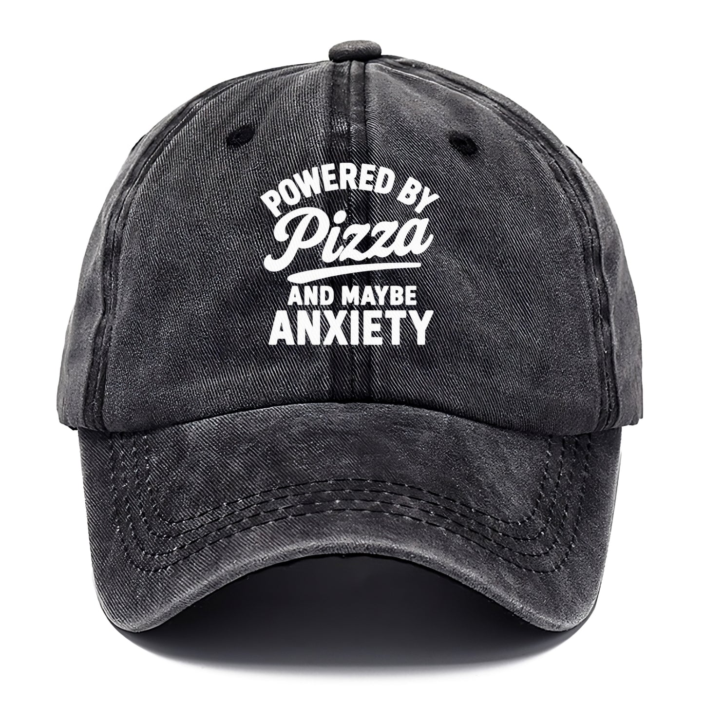 pizza powered anxious thoughts Hat