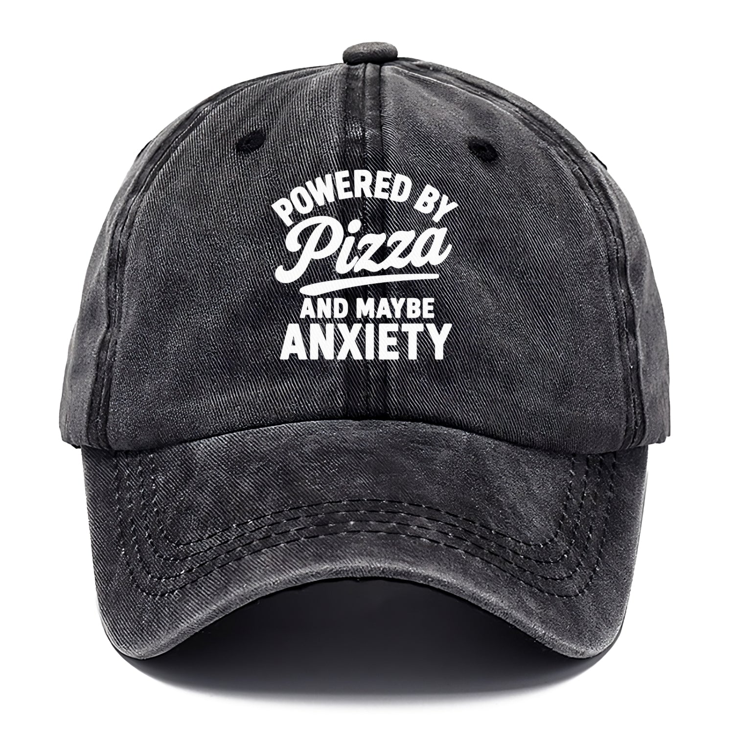 pizza powered anxious thoughts Hat