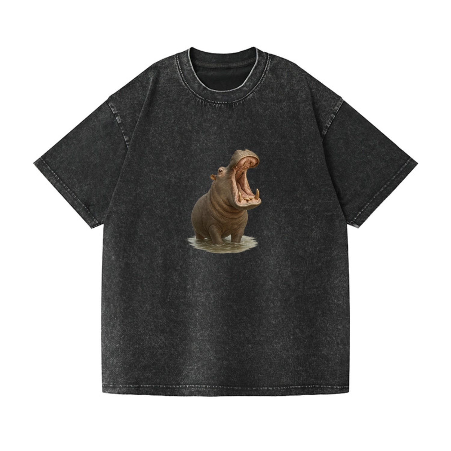 majestic hippo emerging from water Hat