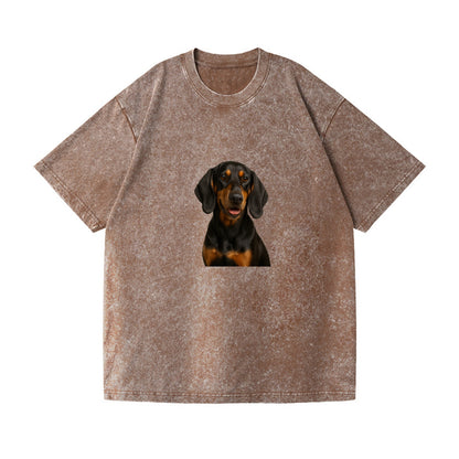 black tan coonhound portrait design Hat