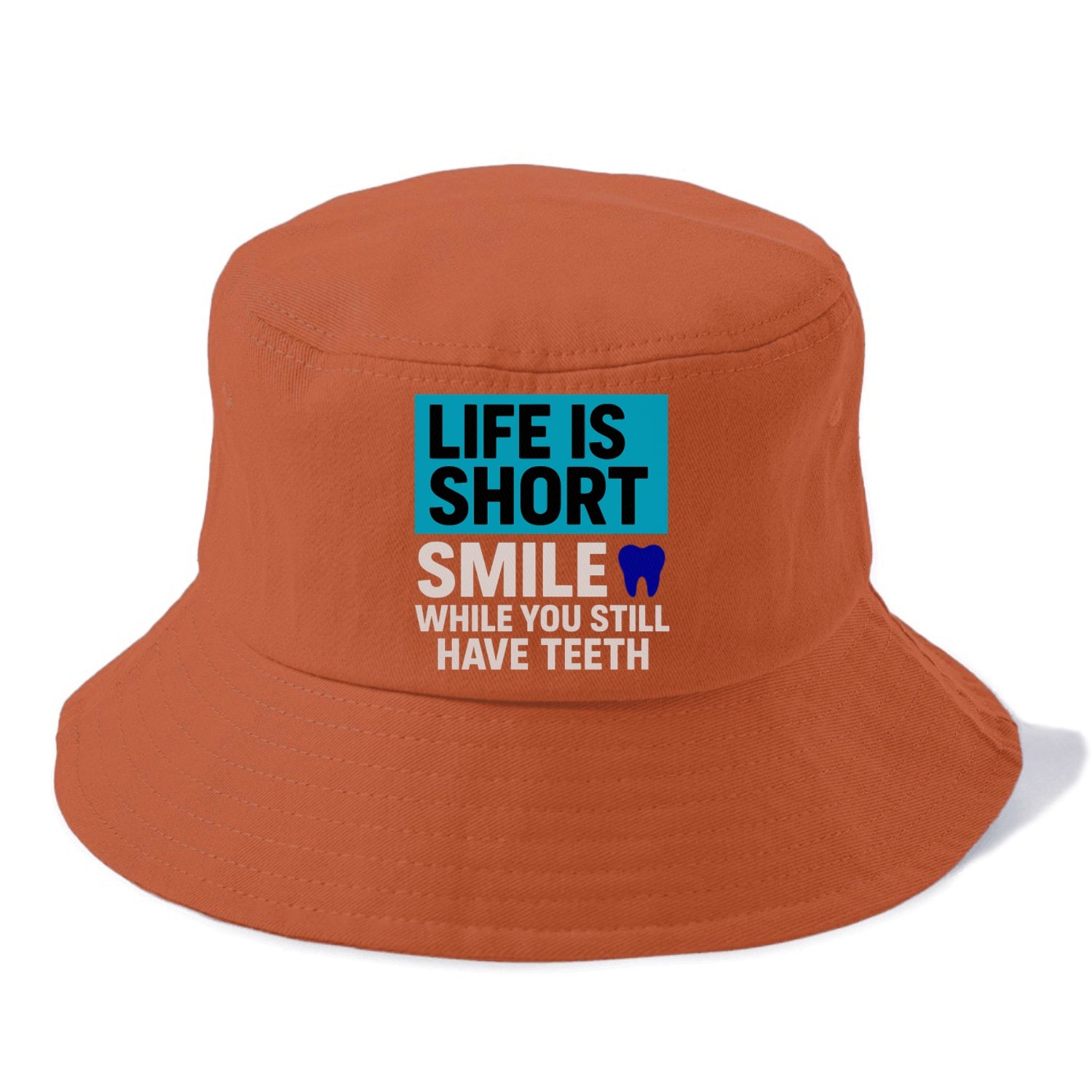 life short smile while Hat
