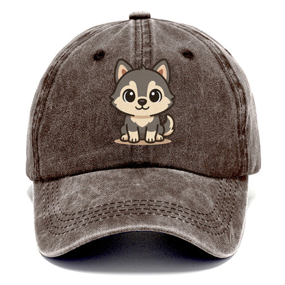 charming-pomsky-fluff-play Hat