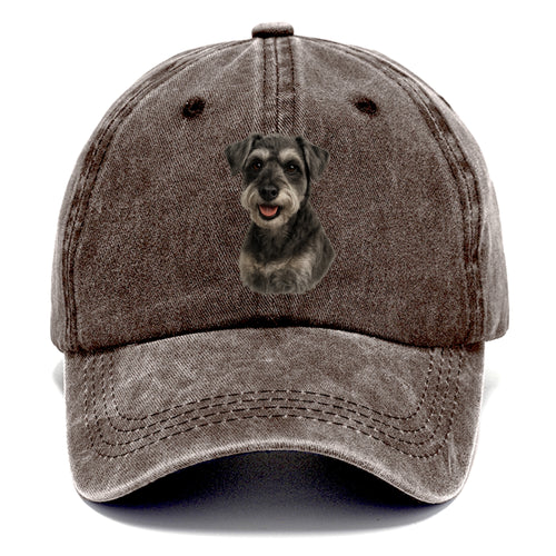 Schnoodle Portrait Design Classic Cap