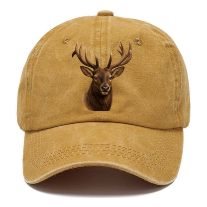 elk portrait design Hat