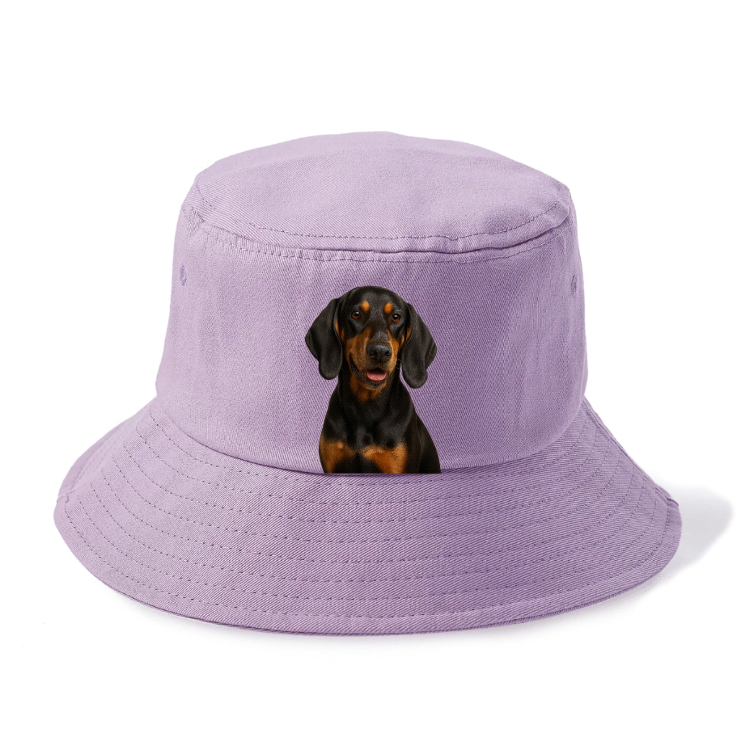 black tan coonhound portrait design Hat