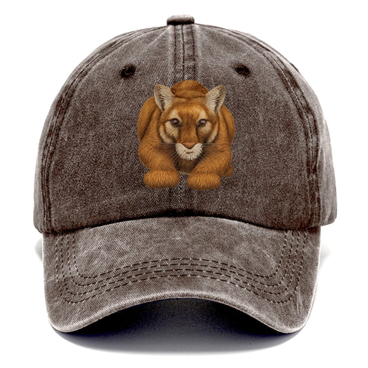 mountain lion's serene gaze Hat