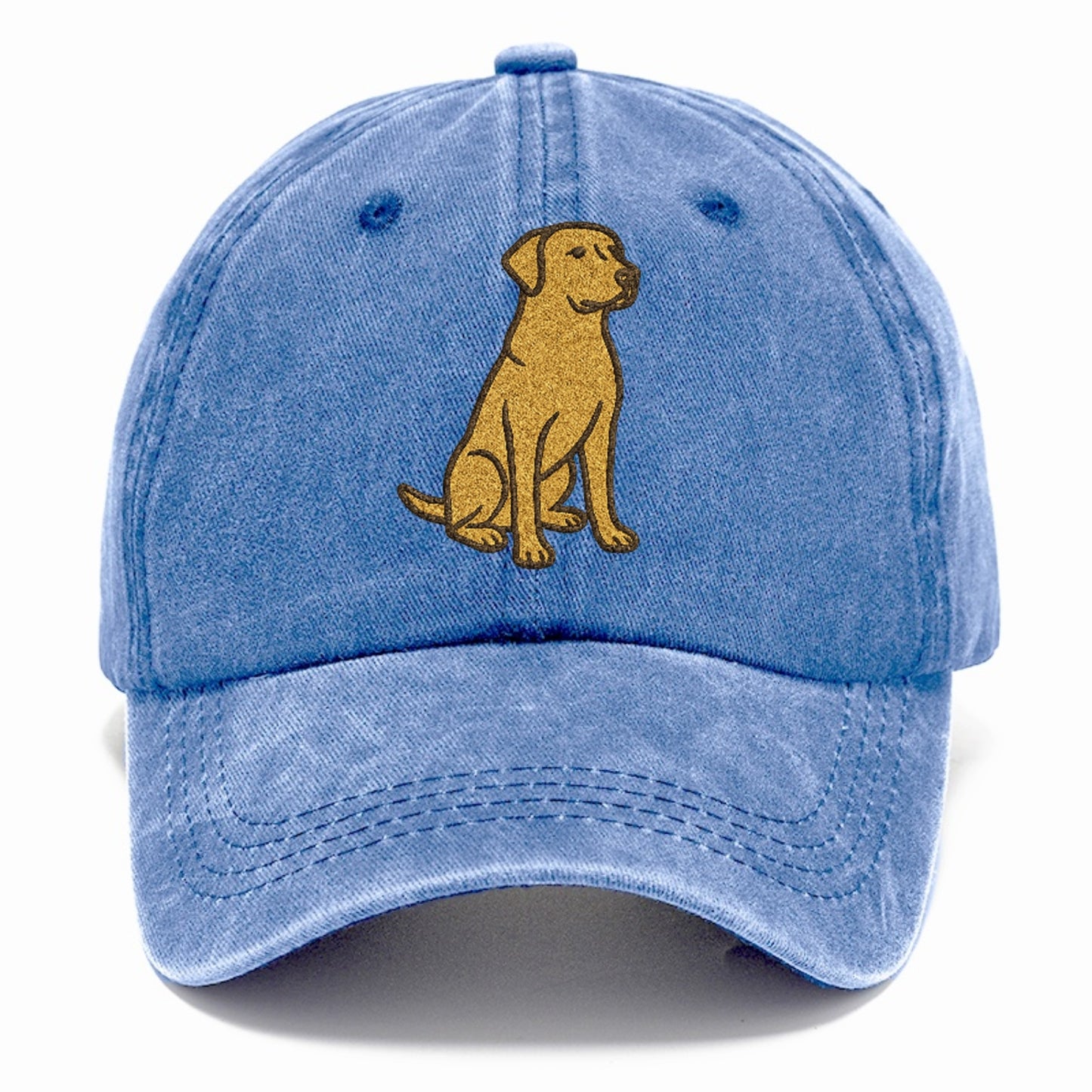 Labrador Retriever Yellow Lab Sitting Pose Hat