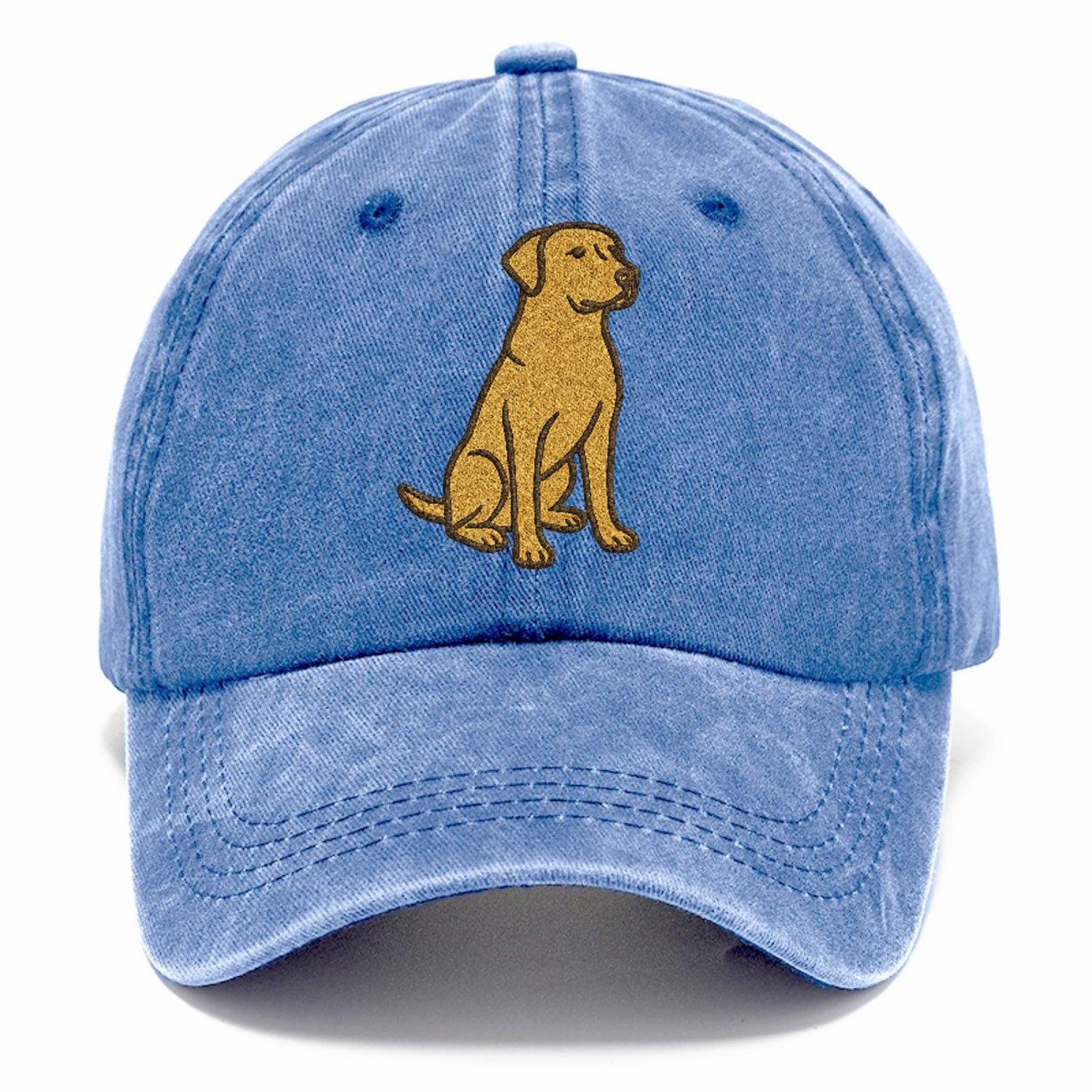 Labrador Retriever Yellow Lab Sitting Pose Hat