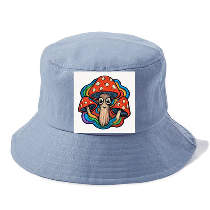 trippy mushrooms with psychedelic aura Hat