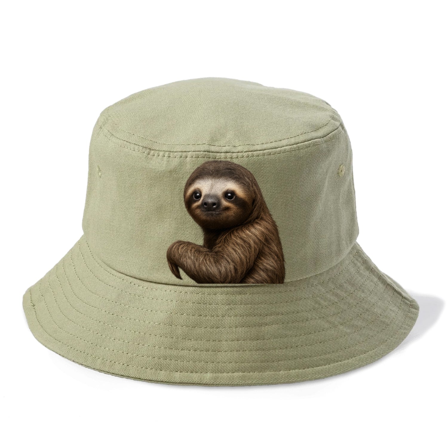 sloth portrait design Hat