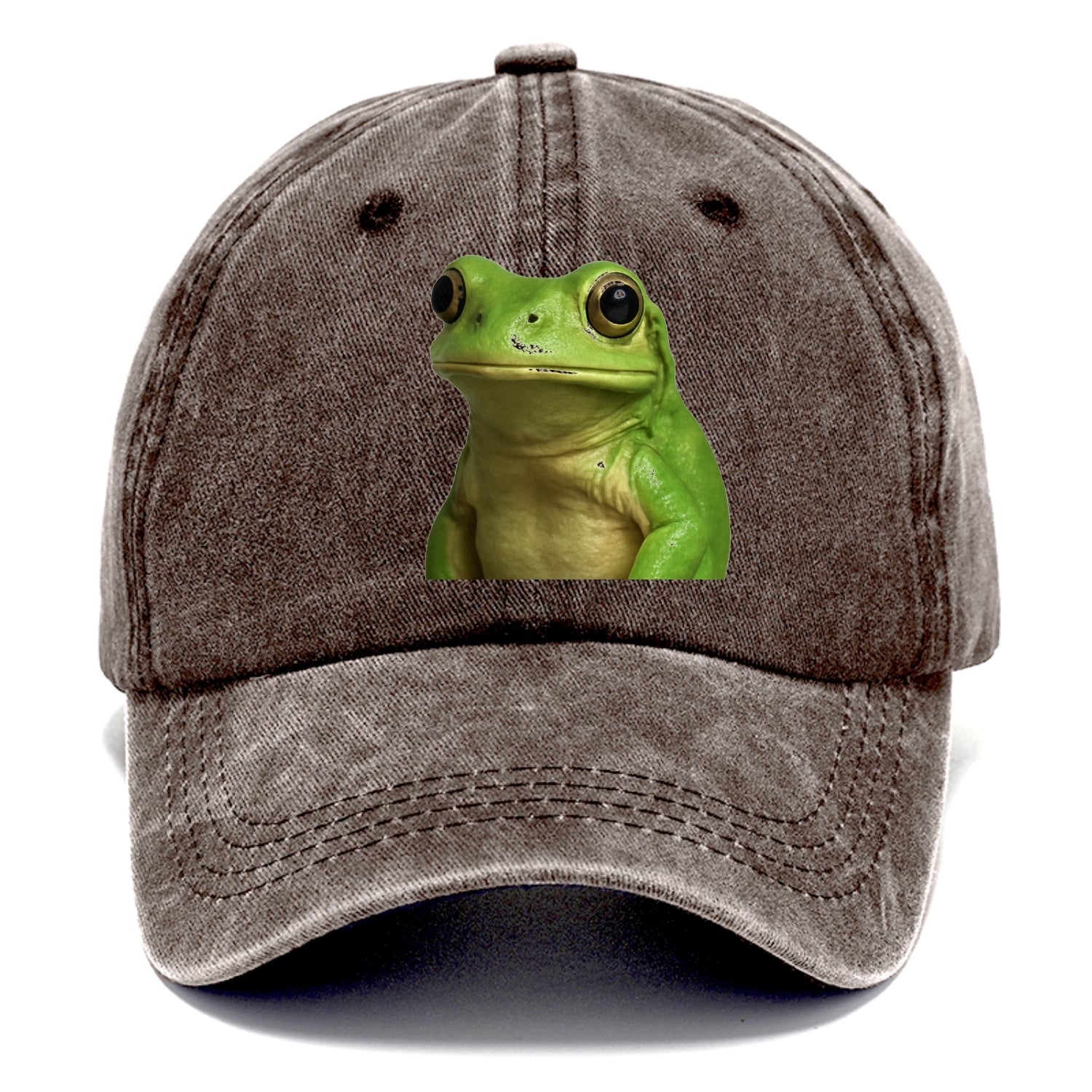 frog portrait design Hat