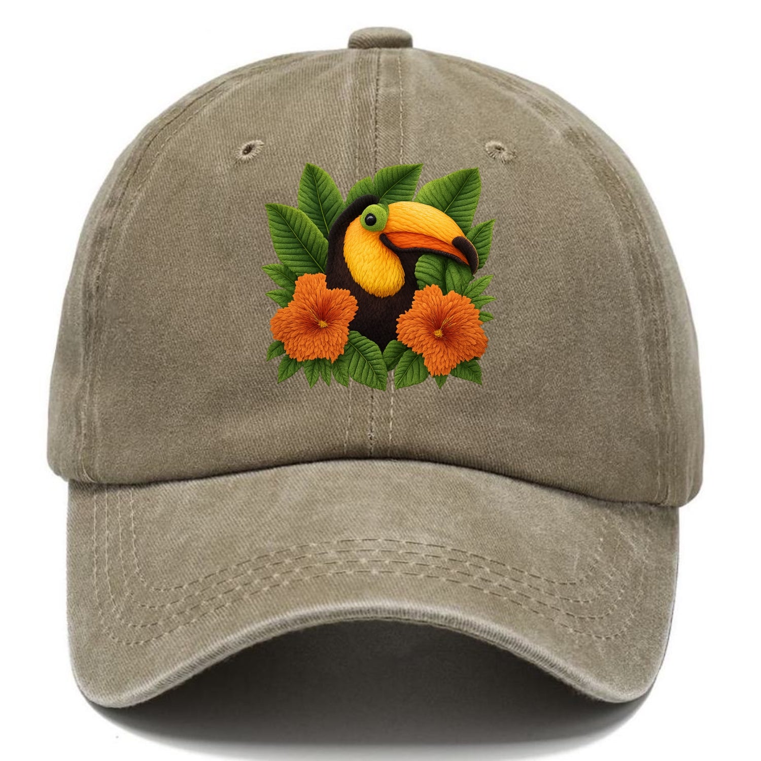 tropical toucan floral paradise Hat