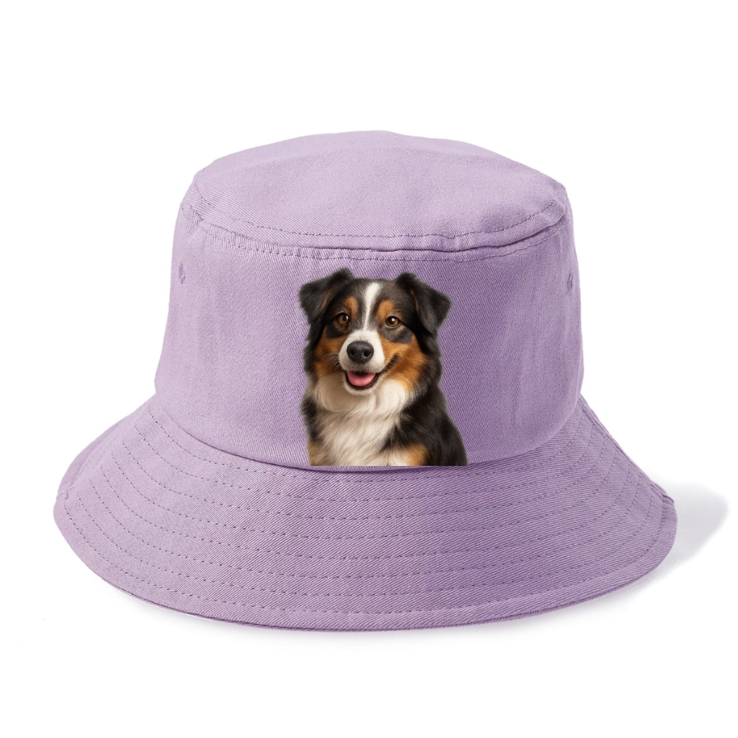 mini australian shepherd portrait design Hat