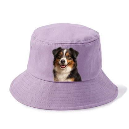 mini australian shepherd portrait design Hat