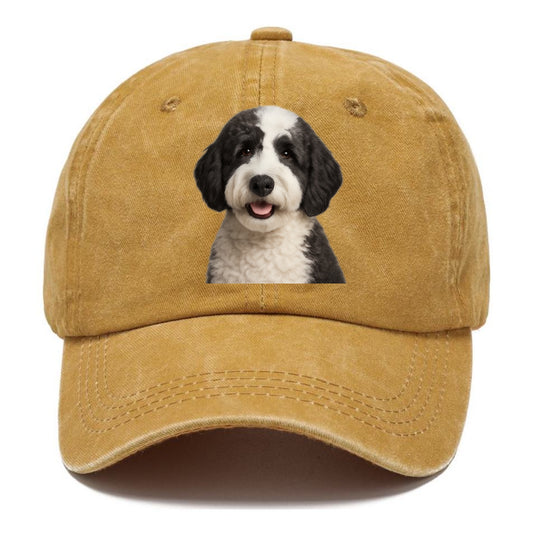 sheepadoodle portrait design Hat