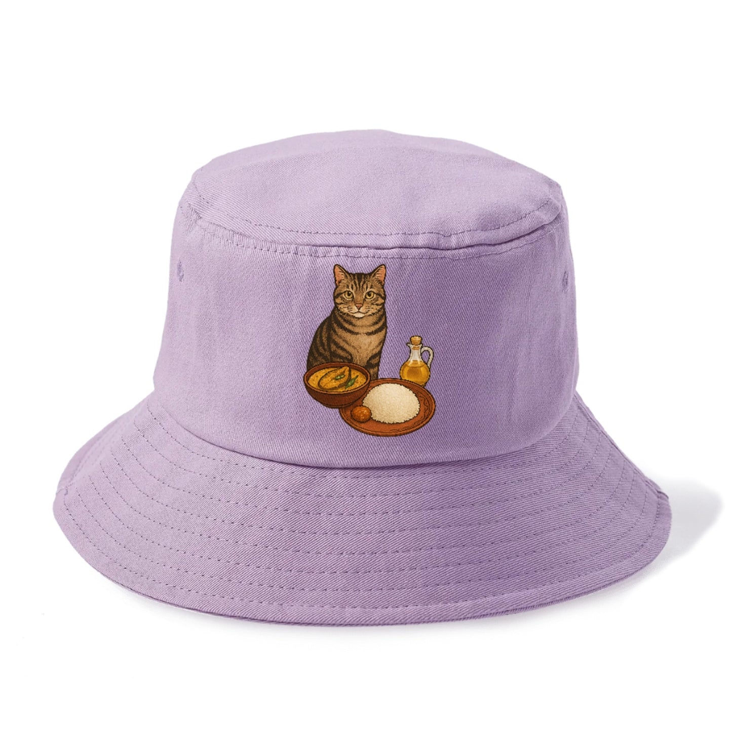 bengali-fish-curry-cat-charm Hat