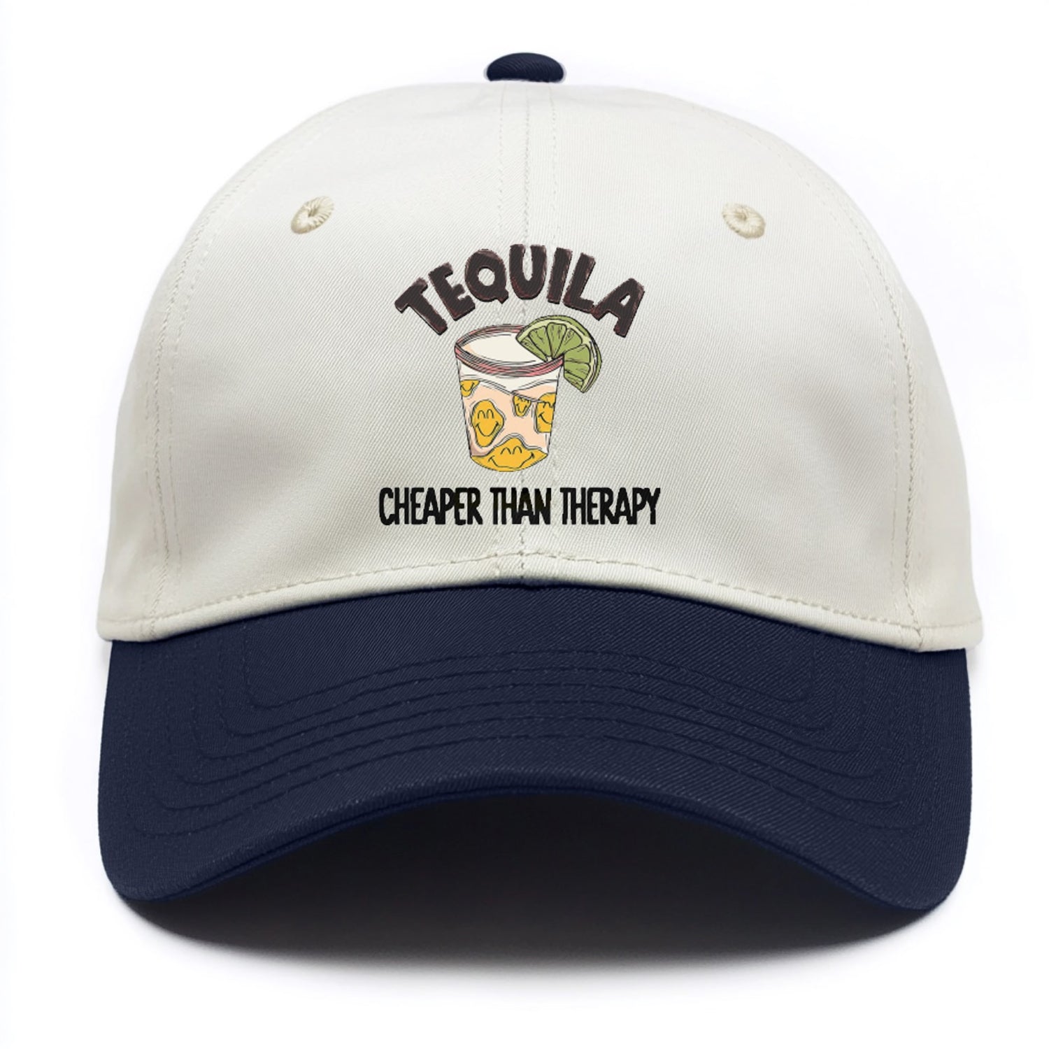 Tequila Cheaper Than Therapy Two Tone Cap – Pandaize