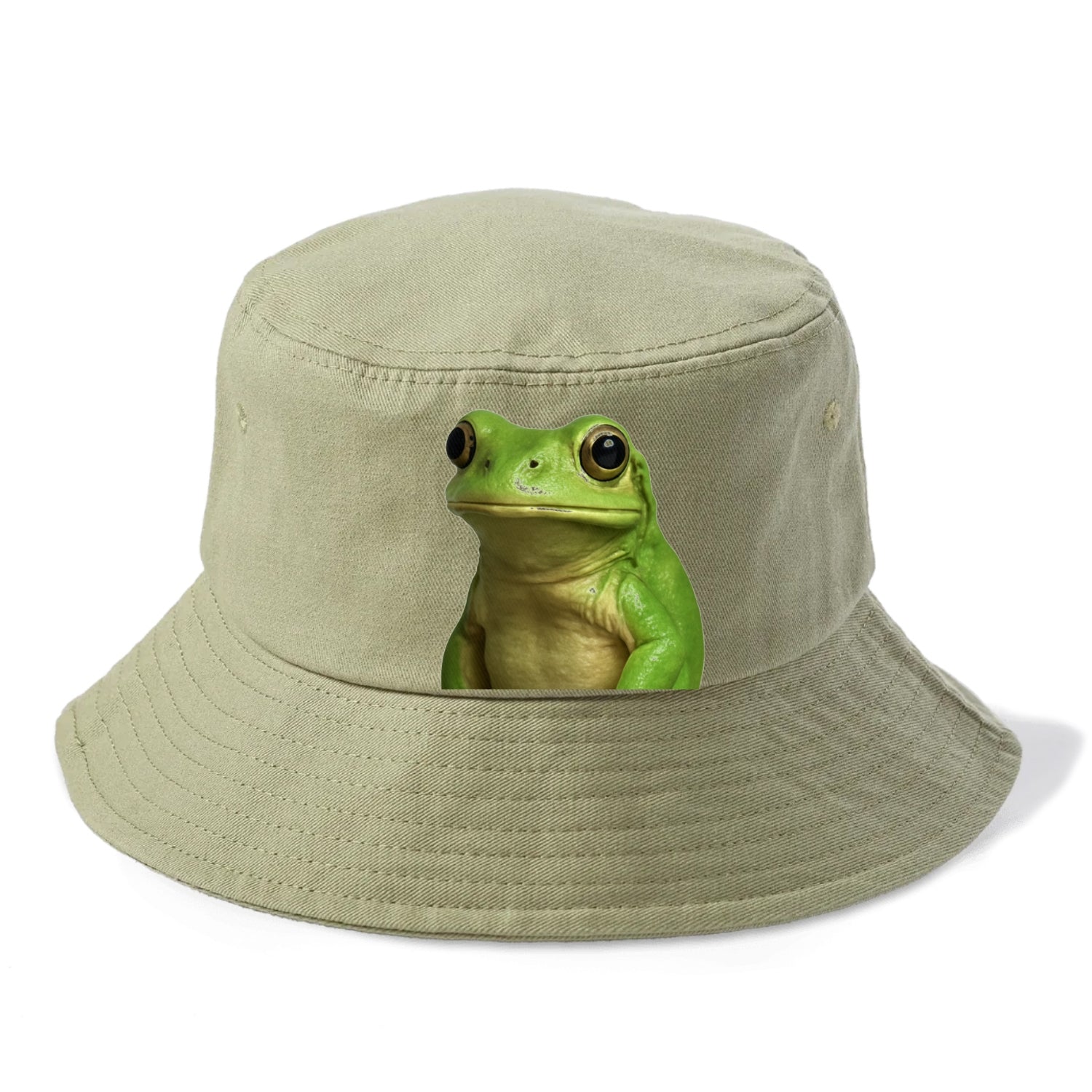 frog portrait design Hat