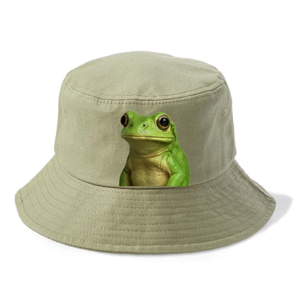 frog portrait design Hat