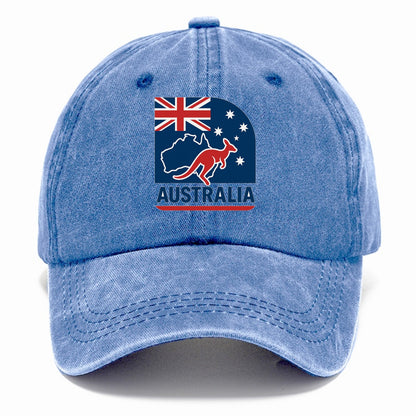 Australian Flag and Wildlife Hat