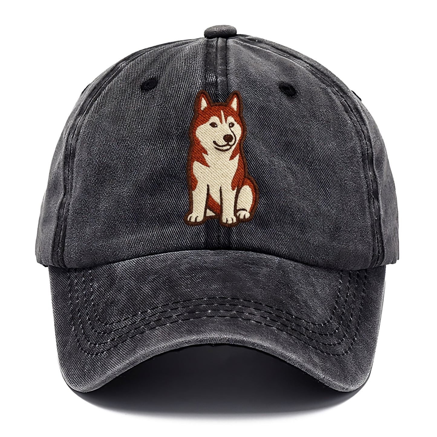 siberian-husky-red-white-loyal-spirit Hat