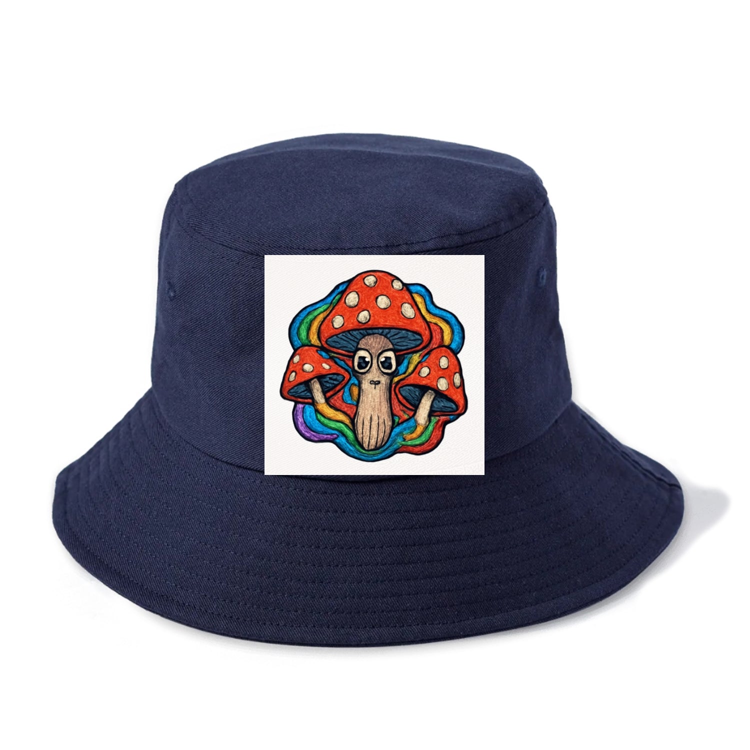 trippy mushrooms with psychedelic aura Hat