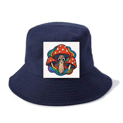 trippy mushrooms with psychedelic aura Hat