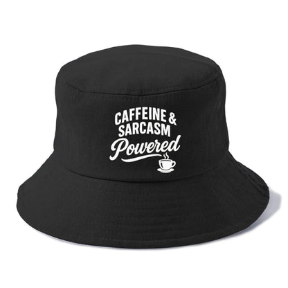 caffeine and sarcasm powered design Hat
