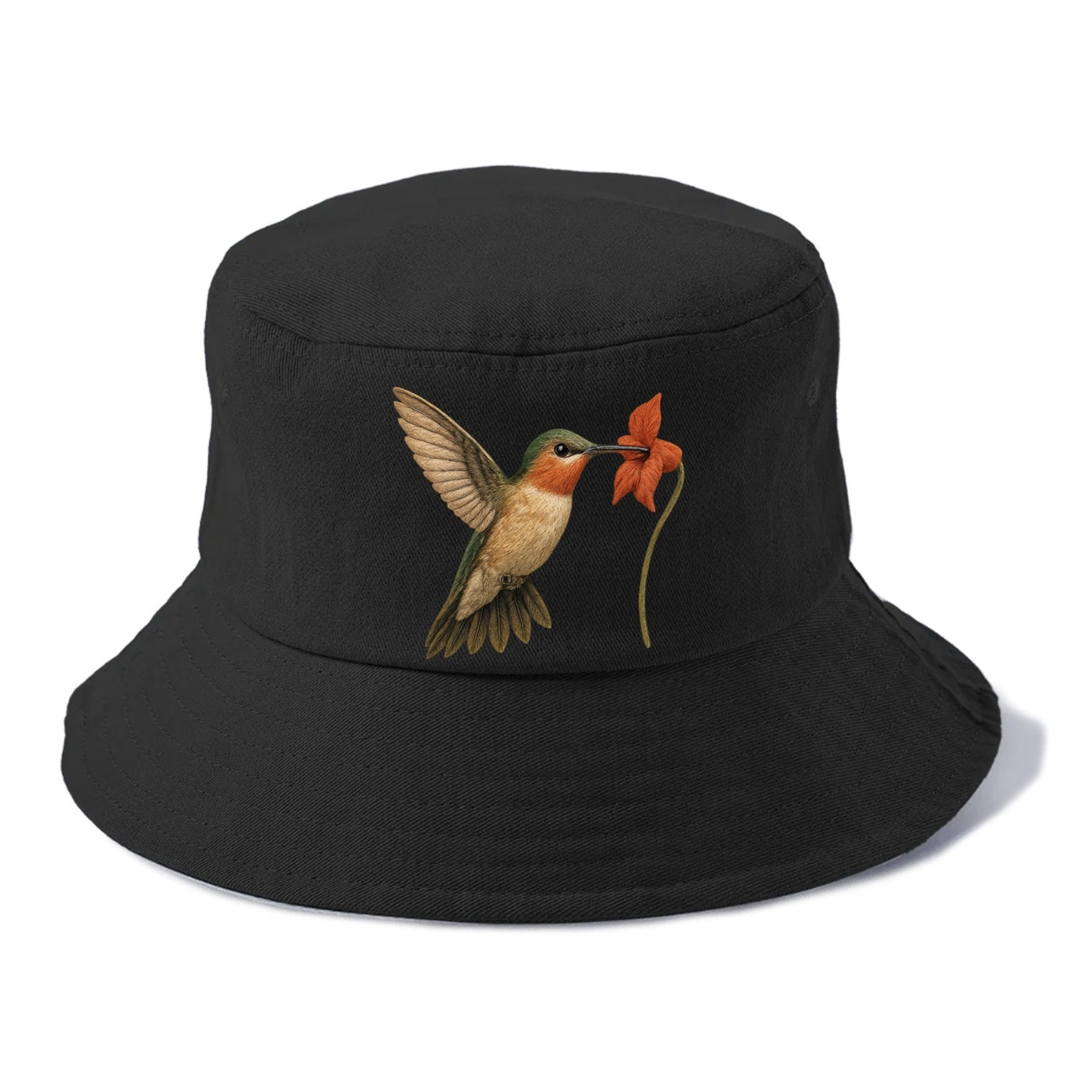 hummingbird's delicate dance Hat