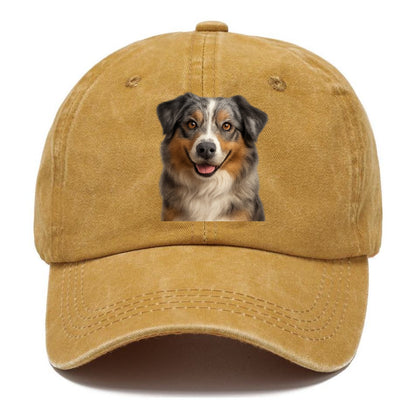 australian shepherd portrait design Hat