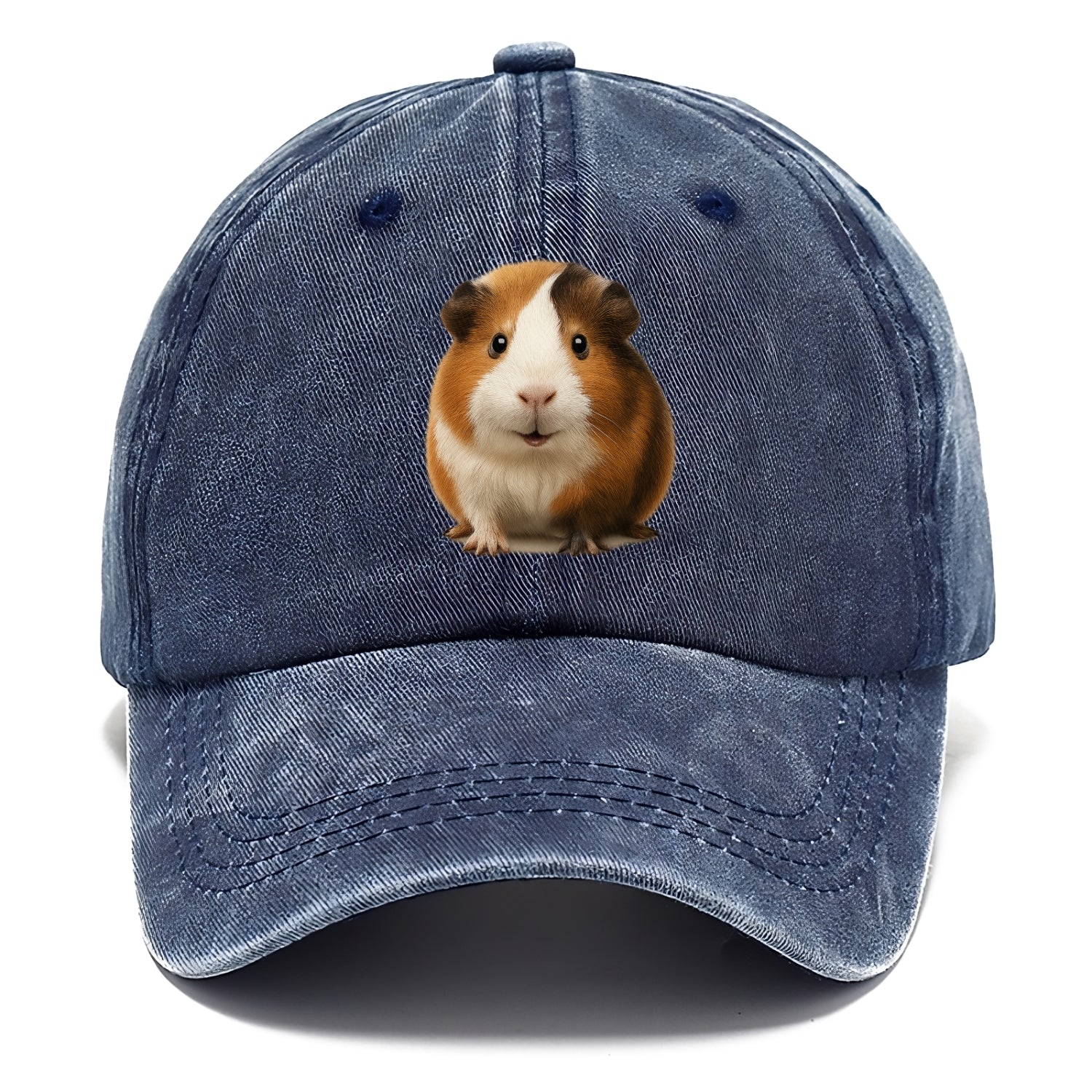 adorable guinea pig portrait design Hat