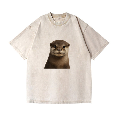 otter portrait design Hat